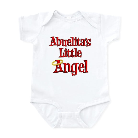 CafePress - Abuelita's Little Angel Infant Bodysuit - Baby Light Bodysuit, Size Newborn - 24 Months