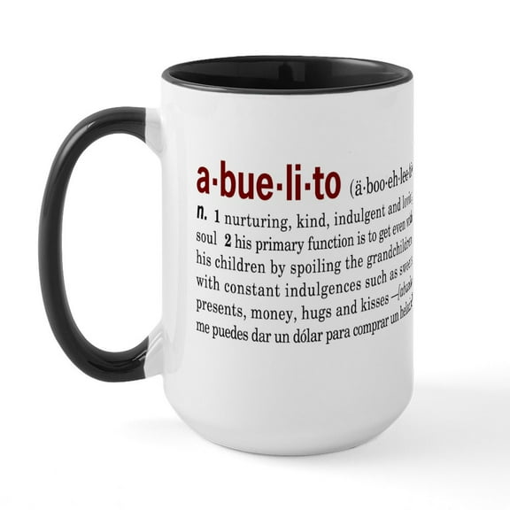 CafePress - Abuelito Large Mug - 15 oz Ceramic Large White Novelty Mug