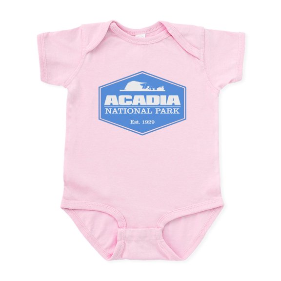 CafePress - Acadia NP 3 Body Suit - Baby Light Bodysuit, Size Newborn - 24 Months