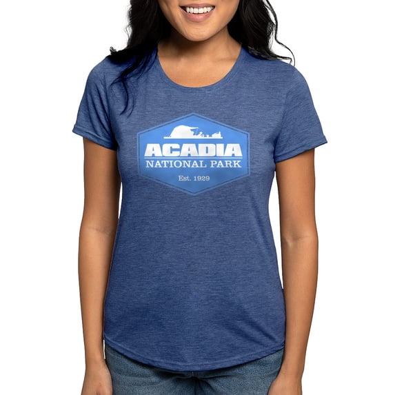 CafePress - Acadia NP 3 T Shirt - Womens Tri-blend T-Shirt