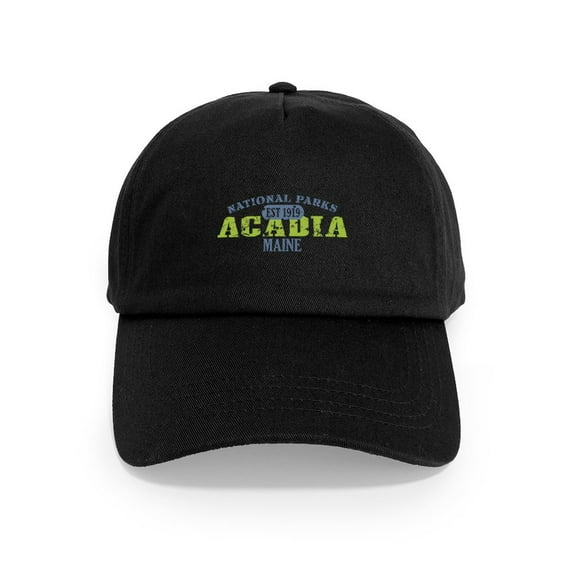 CafePress - Acadia National Park Maine Cap - Adjustable 100% Brushed Unisex Casual Cotton Baseball Cap, Beige, 1