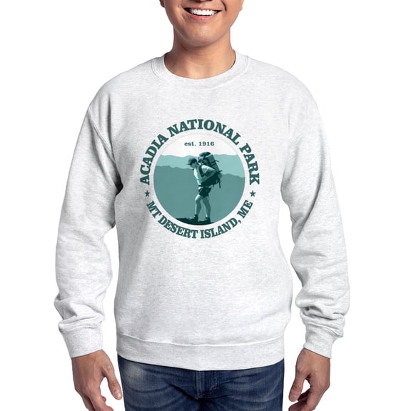 CafePress - Acadia National Park Sweatshirt - Crew Neck Sweatshirt