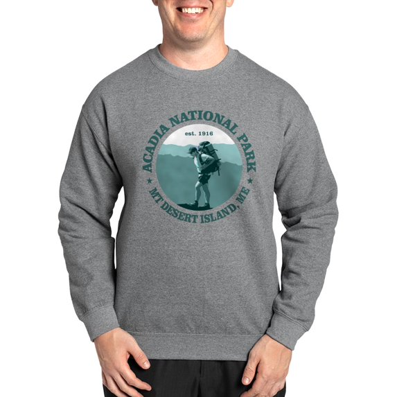 CafePress - Acadia National Park Sweatshirt - Crew Neck Sweatshirt