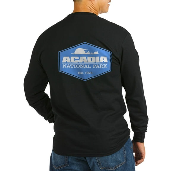 CafePress - Acadia Np 3 Long Sleeve T Shirt - Long Sleeve Dark T-Shirt