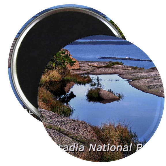 CafePress - Acadia1 Magnet - 2.25" Round Magnet, Refrigerator Magnet, Button Magnet Style