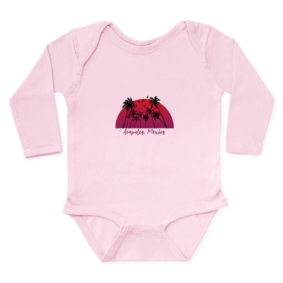 CafePress - Acapulco Mexico Body Suit - Long Sleeve Cotton Baby Bodysuit