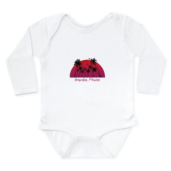 CafePress - Acapulco Mexico Body Suit - Long Sleeve Cotton Baby Bodysuit