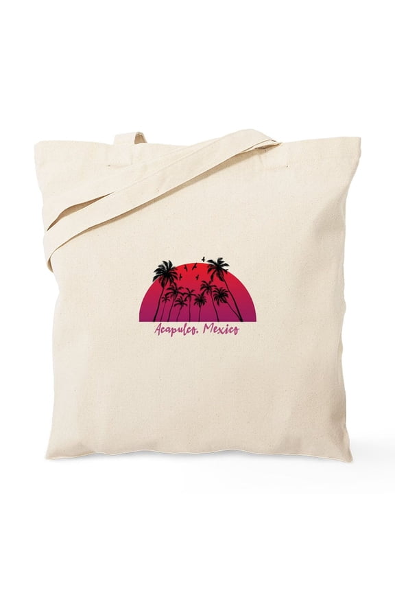 - Acapulco Mexico - Unisex Canvas Tote Bag, Beige, 1-Piece