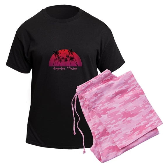CafePress - Acapulco Mexico Pajamas - Men's Dark Loose Fit Cotton Pajama Set