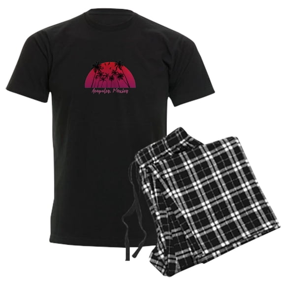 CafePress - Acapulco Mexico Pajamas - Men's Dark Loose Fit Cotton Pajama Set