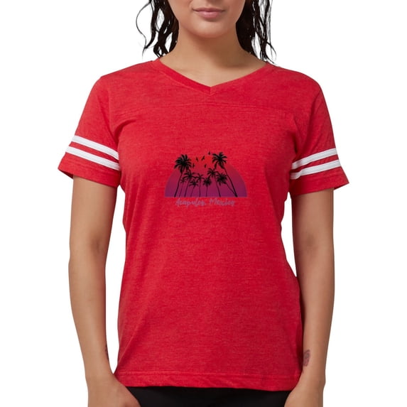 CafePress - Acapulco Mexico T Shirt - Womens Football Shirt