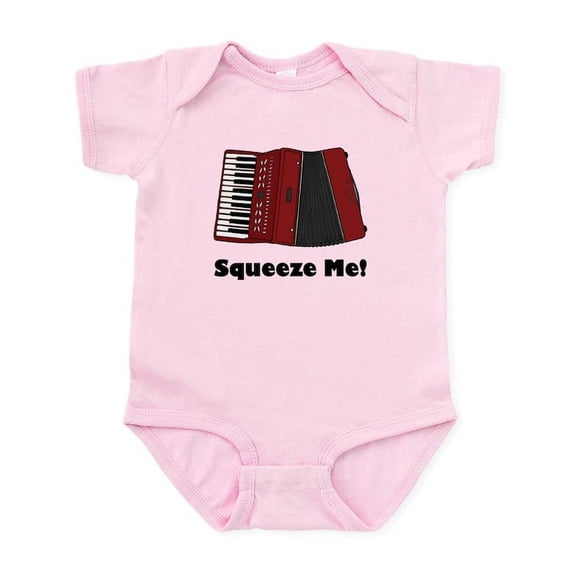 CafePress - Accordion Squeeze Box Infant Bodysuit - Baby Light Bodysuit, Size Newborn - 24 Months