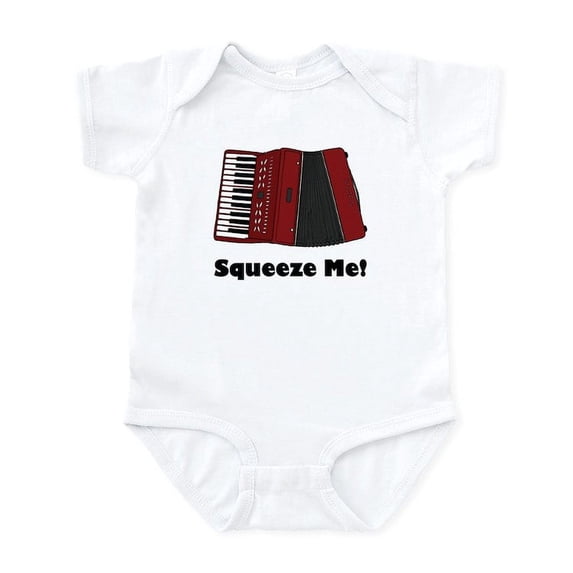 CafePress - Accordion Squeeze Box Infant Bodysuit - Baby Light Bodysuit, Size Newborn - 24 Months