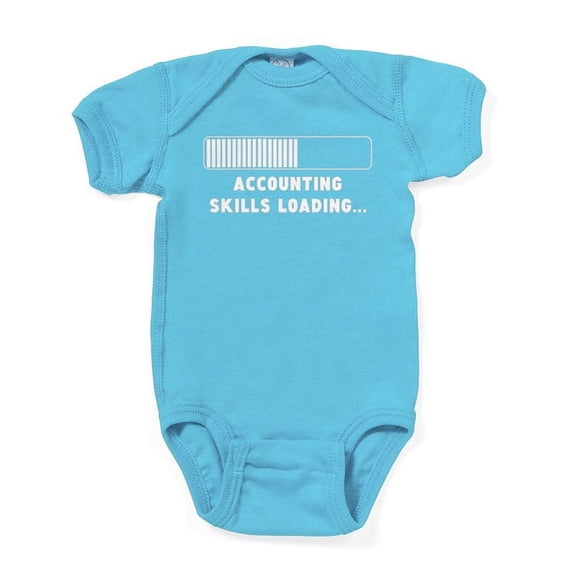 CafePress - Accounting Skills Loading - Cute Infant Bodysuit Baby Romper - Size Newborn - 24 Months