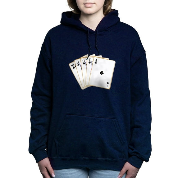 CafePress - Ace Clubs Flush Sweatshirt - Pullover Hoodie, Classic & Comfortable Hooded Sweatshirt