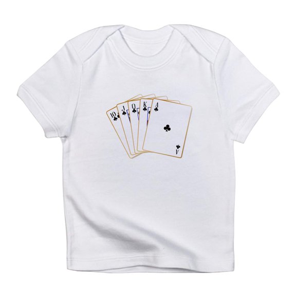 CafePress - Ace Clubs Flush T Shirt - Infant T-Shirt