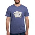 thumbnail image 1 of CafePress - Ace Clubs Flush T Shirt - Mens Tri-blend T-Shirt, 1 of 4