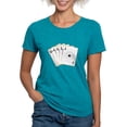 thumbnail image 1 of CafePress - Ace Clubs Flush T Shirt - Womens Tri-blend T-Shirt, 1 of 4