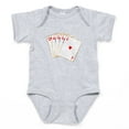 thumbnail image 1 of CafePress - Ace Hearts Flush Body Suit - Cute Infant Bodysuit Baby Romper - Size Newborn - 24 Months, 1 of 3