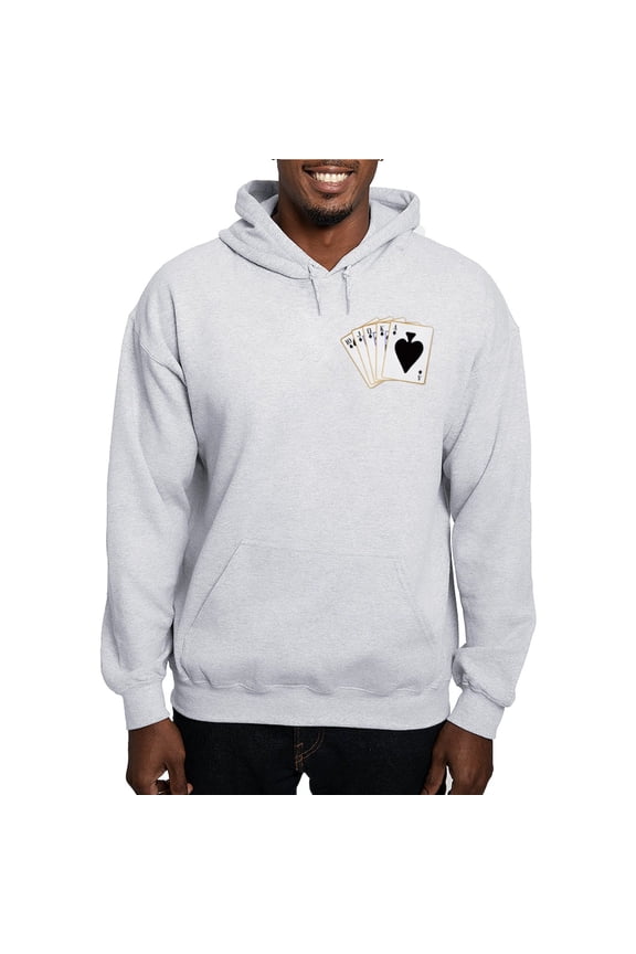 - Ace Spades Flush - Pullover Hoodie, Hooded Sweatshirt