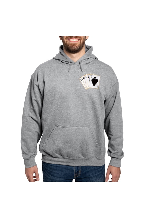 - Ace Spades Flush - Pullover Hoodie, Hooded Sweatshirt