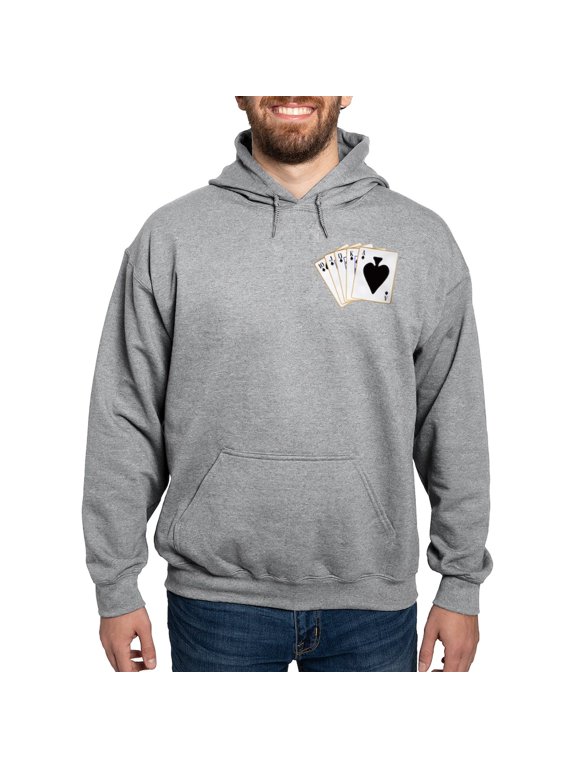 - Ace Spades Flush - Pullover Hoodie, Hooded Sweatshirt