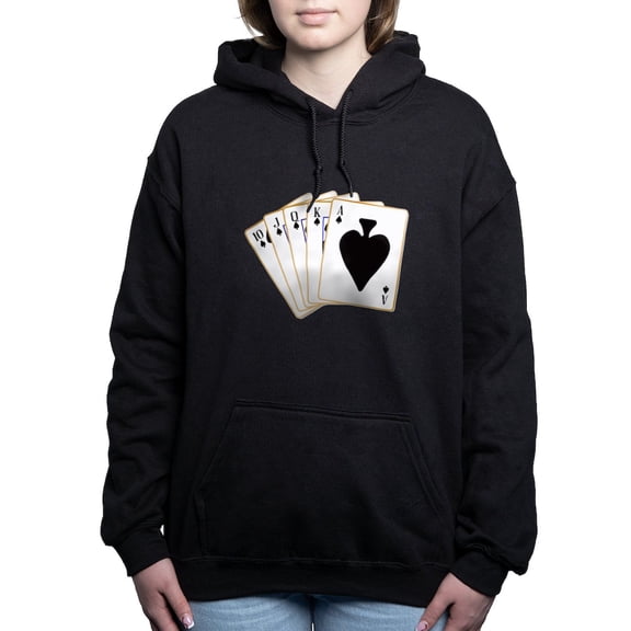 CafePress - Ace Spades Flush Sweatshirt - Pullover Hoodie, Classic & Comfortable Hooded Sweatshirt
