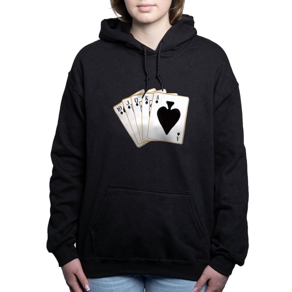 CafePress - Ace Spades Flush Sweatshirt - Pullover Hoodie, Classic & Comfortable Hooded Sweatshirt