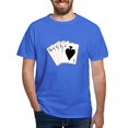 thumbnail image 1 of CafePress - Ace Spades Flush T Shirt - Men's Classic Graphic Cotton T-Shirt, 1 of 4