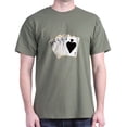 thumbnail image 1 of CafePress - Ace Spades Flush T Shirt - Men's Classic Graphic Cotton T-Shirt, 1 of 4
