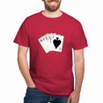 thumbnail image 1 of CafePress - Ace Spades Flush T Shirt - Men's Classic Cotton T-Shirts, 1 of 3