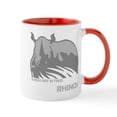 thumbnail image 1 of CafePress - Ace Ventura Rhinos Mug - 11 oz Ceramic Mug - Novelty Coffee Tea Cup, 1 of 4