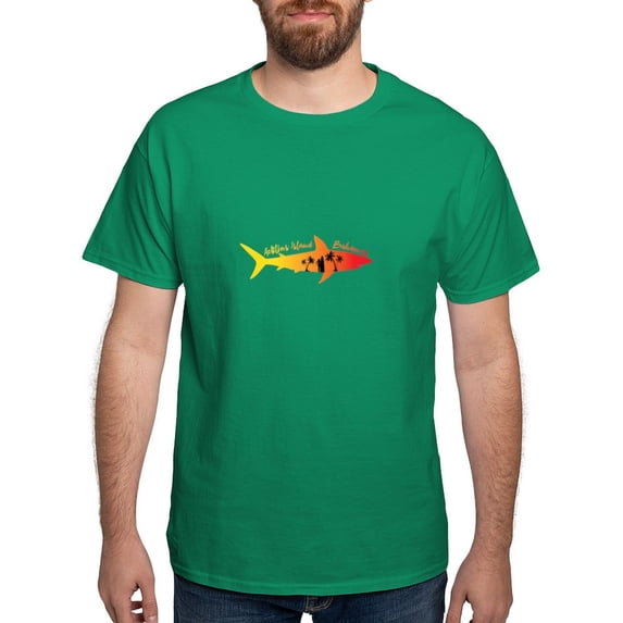 CafePress - Ackins Island Bahamas T Shirt - Men's Classic Cotton T-Shirts
