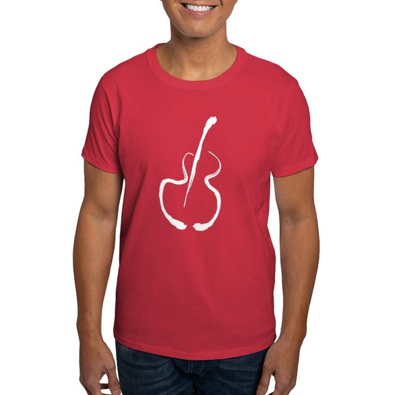 CafePress - Acoustic Double Bass Dark T Shirt - Men's Classic Graphic Cotton T-Shirt