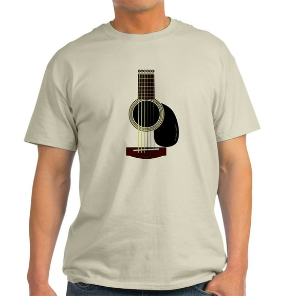 CafePress - Acoustic Guitar Light T Shirt - Men's Classic Graphic T-Shirt