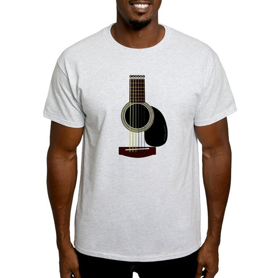 CafePress - Acoustic Guitar Light T Shirt - Light T-Shirt - CP