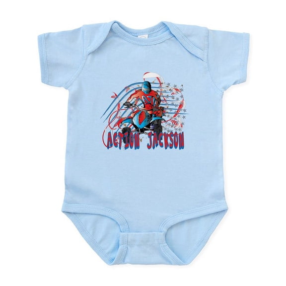 CafePress - Action Jackson Infant Bodysuit - Baby Light Bodysuit, Size Newborn - 24 Months
