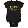 thumbnail image 1 of CafePress - Activist In Training - Cute Infant Bodysuit Baby Romper, 1 of 1