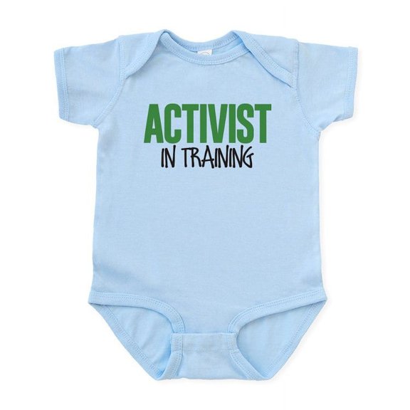 CafePress - Activist In Training Infant Bodysuit - Baby Light Bodysuit, Size Newborn - 24 Months