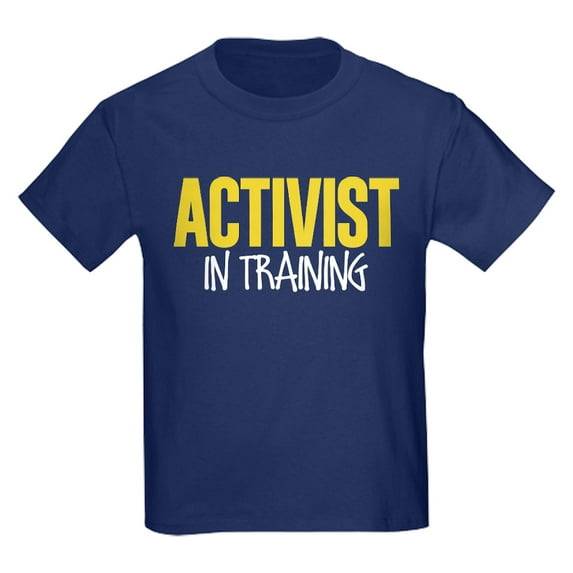 CafePress - Activist In Training Kids Dark T Shirt - Dark T-Shirt Kids XS-XL
