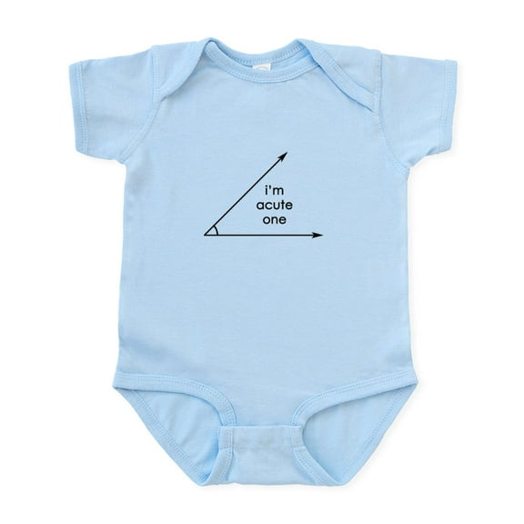 CafePress - Acute One Infant Bodysuit - Baby Light Bodysuit, Size Newborn - 24 Months