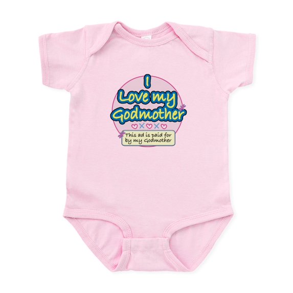 CafePress - Ad Paid By Godmother Infant Bodysuit - Baby Light Bodysuit, Size Newborn - 24 Months