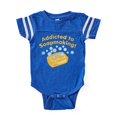 thumbnail image 1 of CafePress - Ad To Soapmaking_Tr - Cute Infant Baby Football Bodysuit, 1 of 3