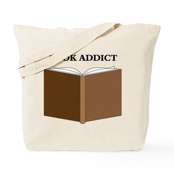 CafePress - Addicted To Books! Tote Bag - Unisex Canvas Tote Bag, Beige, 1-Piece