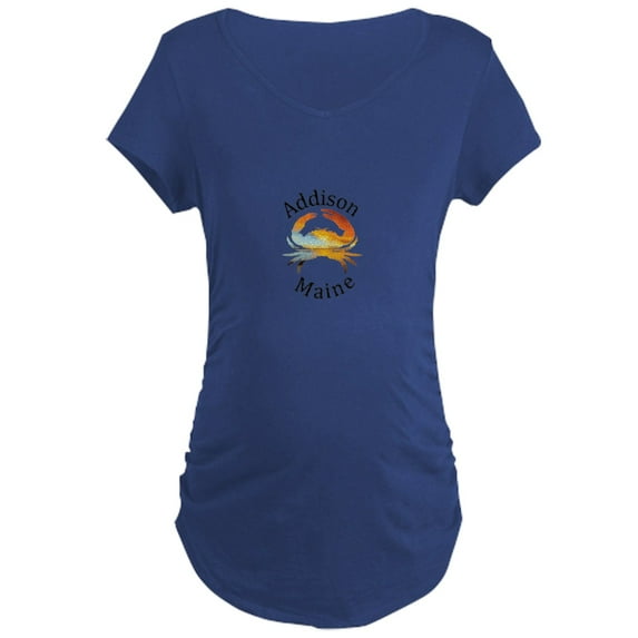 CafePress - Addison Maine Maternity T Shirt - Maternity Dark T-Shirt