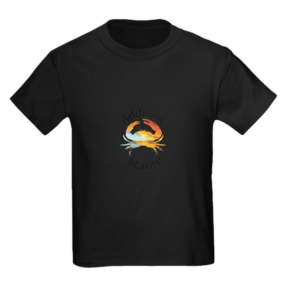 CafePress - Addison Maine T Shirt - Dark T-Shirt Kids XS-XL