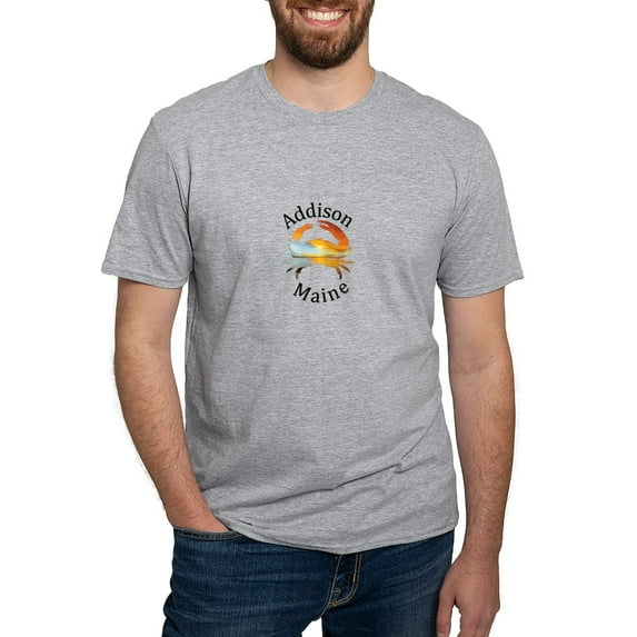 CafePress - Addison Maine T Shirt - Fitted T-Shirt, Vintage Fit Soft Cotton Tee