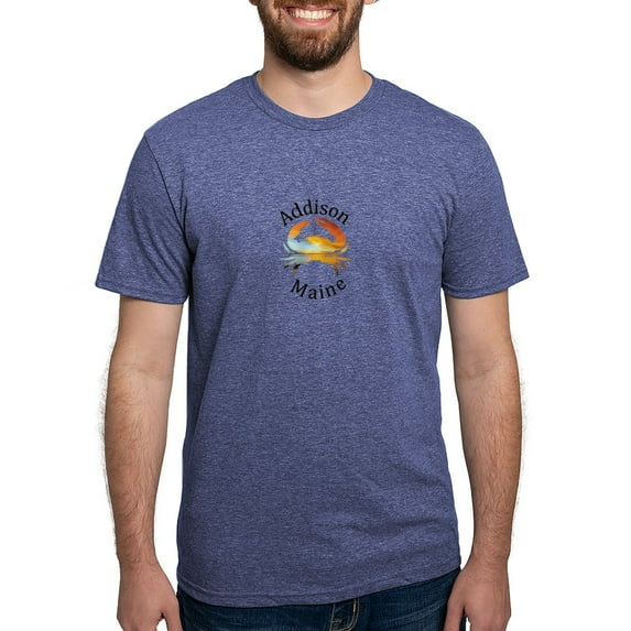 CafePress - Addison Maine T Shirt - Mens Tri-blend T-Shirt