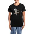 thumbnail image 1 of CafePress - Adirondack Chair Women's Dark Pajamas - Women's Short Sleeve Print T-Shirt and Pants Dark Cotton Pajama Set, 1 of 7