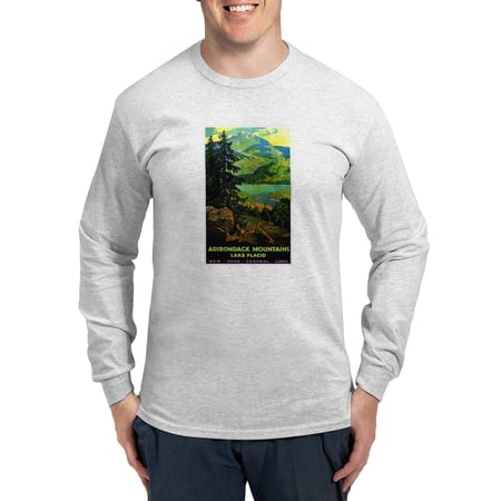 CafePress - Adirondack Mountains Lake Placid N.Y. Long Sleeve - Unisex Cotton Long Sleeve T-Shirt